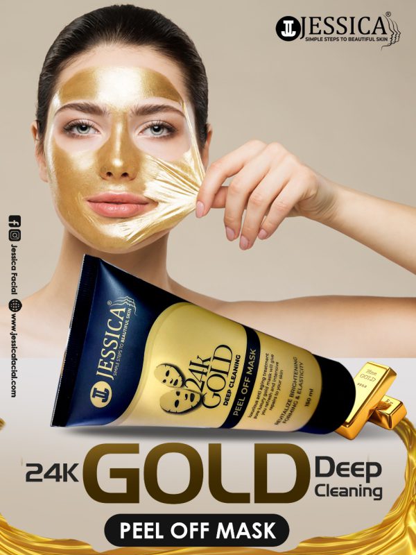 Jessica – 24k Gold Deep Cleaning Peel Off Mask
